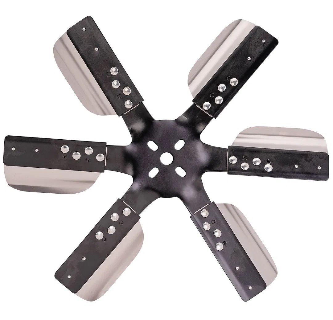 17017 – DERALE Cooling Fan, Flex Fan 17-1/4 Inch Diameter x 2-3/8 Inch Depth 6 Blade Standard Rotation Stainless Stee...